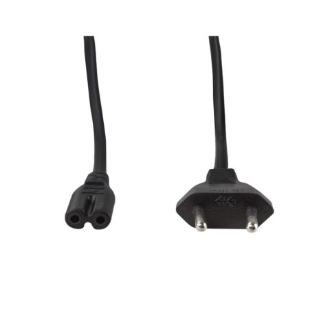 Logilink | Kabel zasilający | Zasilanie IEC 60320 C7 | Europlug (zasilanie CEE 7/16) | 1.8 m | Czarny