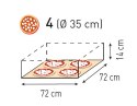 Piec do pizzy Basic XL 4 pizze 6000W - Hendi 226940