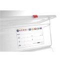 Pojemnik z polipropylenu GN 1/4 wys. 150 mm - Hendi 880364