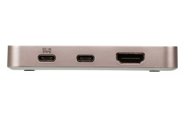 Aten | USB-C 4K Ultra Mini Dock with Power Pass-through | Ethernet LAN (RJ-45) ports | VGA (D-Sub) ports quantity | USB 3.0 (3.1