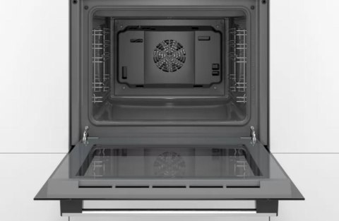 Bosch | HBF010BR1S | Piekarnik | 66 L | A | Wielofunkcyjny | Ręczny | Wysokość 59,5 cm | Szerokość 59,4 cm | Stal szlachetna