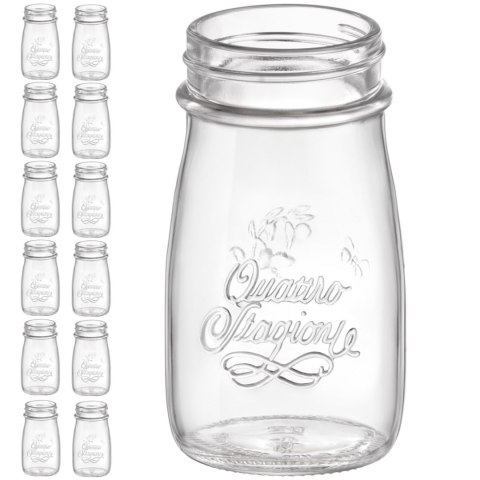 Butelka do smoothie QUATTRO STAGIONI 200 ml zestaw 12 szt. - Hendi 779316