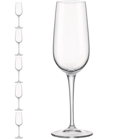 Kieliszek lampka do szampana INVENTA 190 ml zestaw 6 szt. - Hendi 779156