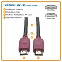 Tripp Lite HDMI Cable with Ethernet P569-010-CERT Burgundy, HDMI to HDMI, 3.05 m
