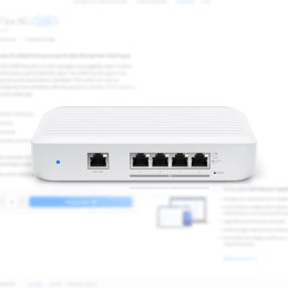 Ubiquiti | USW-Flex-XG | Switch Flex XG | 1x10/100/1000 Mbps + 4x100/1,000/2,500/5,000/10,000 Mbps Mbit/s | Porty Ethernet LAN (