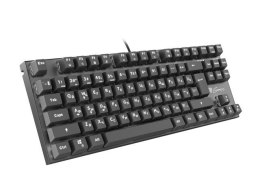 Genesis THOR 300 TKL WHITE Gaming keyboard, RU, Black, Wired, Red Switch