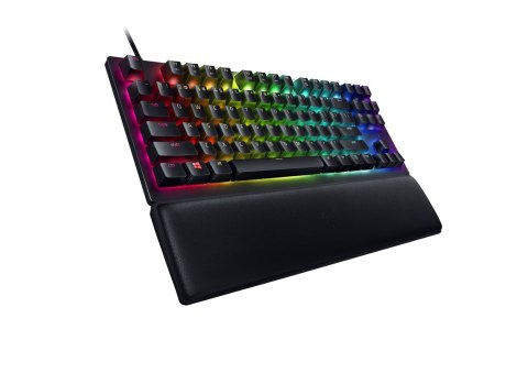 Razer | Huntsman V2 Tenkeyless | Gaming keyboard | Optical Gaming Keyboard | RGB LED light | US | Black | Wired | Clicky Purple 