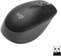 Logitech | Mysz pełnowymiarowa | M190 | Bezprzewodowa | USB | Kolor grafitowy