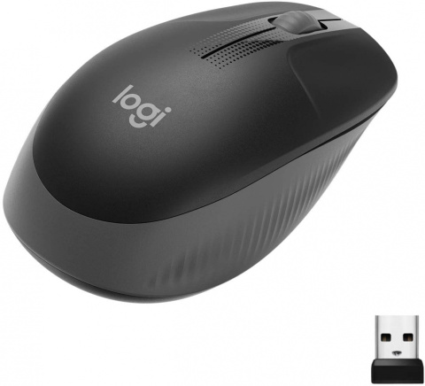 Logitech | Mysz pełnowymiarowa | M190 | Bezprzewodowa | USB | Kolor grafitowy