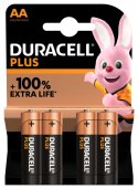 Duracell | AA | Alkaline | 4 szt. | Plus MN1500