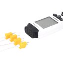 Termometr miernik temperatury przemysłowy 4 kanały K/J LCD zakres -200 do 1370 C
