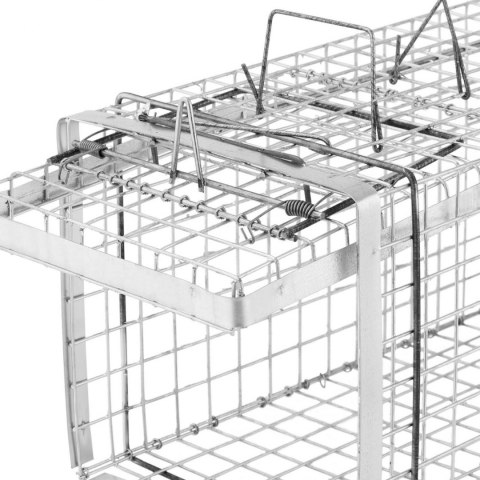 Żywołapka pułapka łapka na szczury kuny zatrzaskowa jednostronna 800x340x340 mm ZESTAW