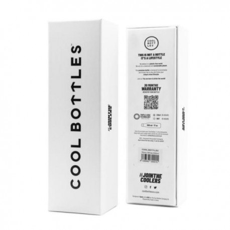 Cool bottles butelka termiczna 500 ml triple cool neonowo różowa