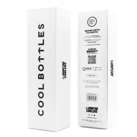 Cool bottles butelka termiczna 750 ml triple cool neonowo żółta