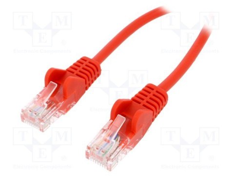 Goobay | CAT 6 | Kabel krosowy | Skrętka nieekranowana (UTP) | Męski | RJ-45 | Męski | RJ-45 | Czerwony | 0,25 m