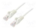 Goobay | CAT 6 | Kabel sieciowy | Skrętka nieekranowana (UTP) | Męski | RJ-45 | Męski | RJ-45 | Biały | 0,25 m