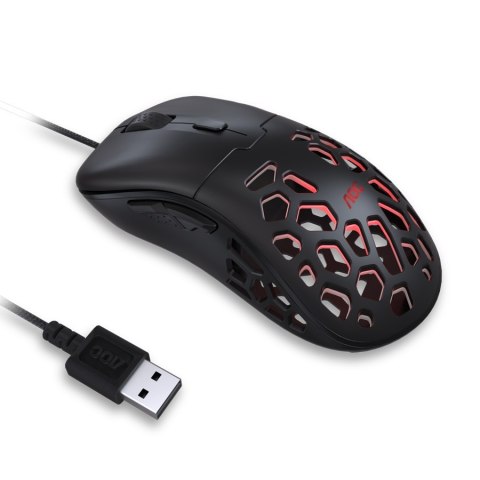 AOC | Mysz dla graczy | Przewodowa | GM510 | Optyczna | Mysz dla graczy | Czarna | Tak
