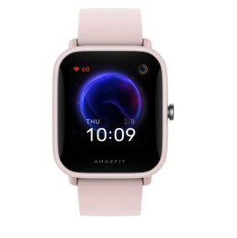Amazfit Smart watches, TFT LCD, Touchscreen, Heart rate monitor, Waterproof, Bluetooth, Pink