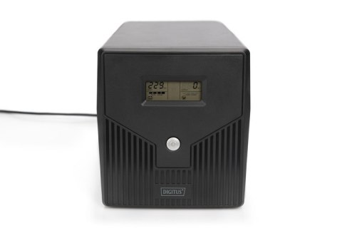 Digitus | Line-Interactive UPS | Line-Interactive UPS DN-170076, 2000VA/1200W 12V/9Ah x2 bateria, 4x CEE 7/7, USB, RS232, RJ45,L