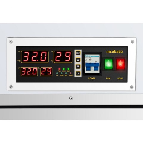 Inkubator wylęgarka klujnk automatyczny do wylęgu drobiu na 264 jaj kurzych + owoskop