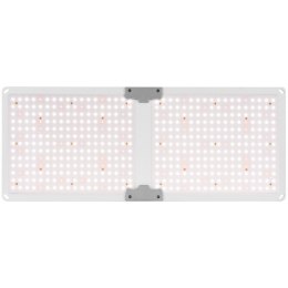 Lampa do uprawy wzrostu roślin pełne spektrum 60 x 24 cm 468 LED 220 W srebrna