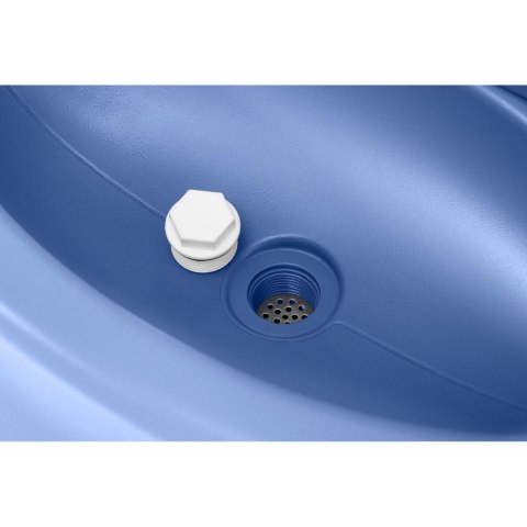 Umywalka mobilna przenośna podwójna z dozownikiem mydła i uchwytem na papier 130 l