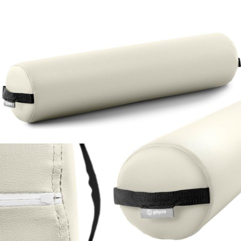 Wałek rehabilitacyjny do masażu ćwiczeń zmywalny z uchwytem 66 x 14 cm beżowy