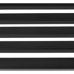 Ławka ławeczka ogrodowa parkowa tarasowa metalowa wolnostojąca 1250x330x840 cm