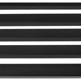 Ławka ławeczka ogrodowa parkowa tarasowa metalowa wolnostojąca 1250x420x760 cm