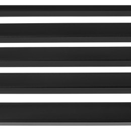 Ławka ławeczka ogrodowa parkowa tarasowa metalowa wolnostojąca 1250x420x830 cm