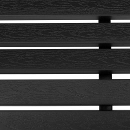 Ławka ławeczka ogrodowa parkowa tarasowa metalowa wolnostojąca 1250x580x810 cm