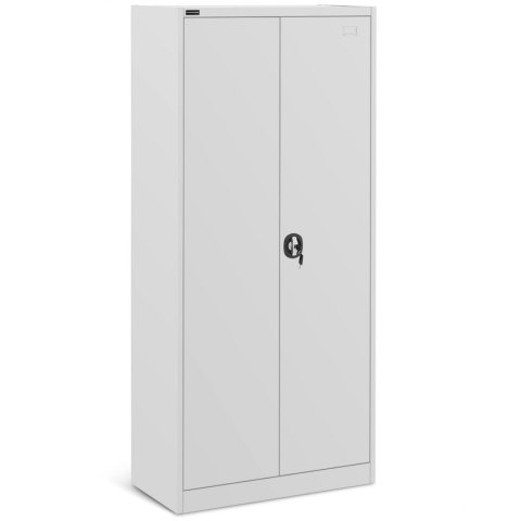 Szafa biurowa gospodarcza metalowa na dokumenty segregatory 4-półkowa wys. 195 cm SZARA