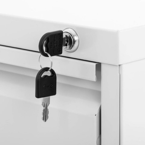 Szafa kartotekowa biurowa metalowa do kartotek dokumentów A4/F4 4 szuflady