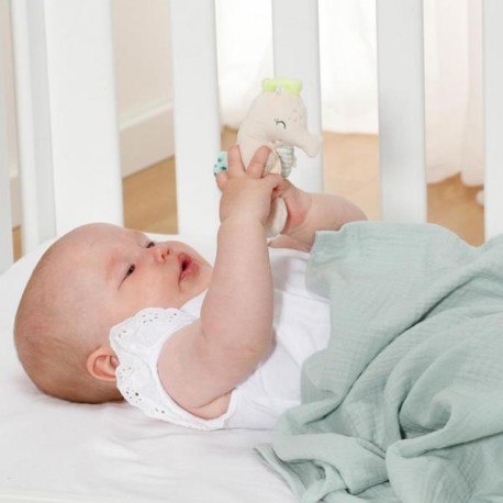 Kocyk muślinowy, konik morski z kolekcji: morze