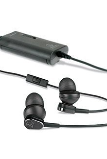 Audio Technica earphones ATH-ANC33iS 3.5mm (1/8 inch), In-ear, No, Black