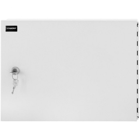 Sejf kasetka metalowa na dokumenty zamykana na klucz 355 x 255 x 70 mm DIN A4