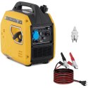 Agregat prądotwórczy generator prądu przenośny z rozruchem ręcznym 4 l 12 V 230 V 2100 W
