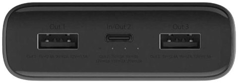 Xiaomi | Power Bank | 20000 mAh | USB-C, USB A | Czarny