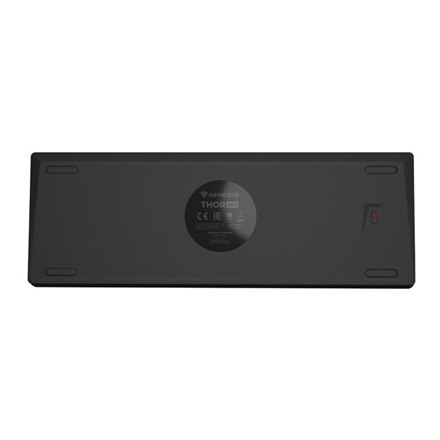 Genesis | THOR 660 RGB | Klawiatura dla graczy | Podświetlenie LED RGB | USA | Czarna | Bezprzewodowa / Przewodowa | 1,5 m | Gat