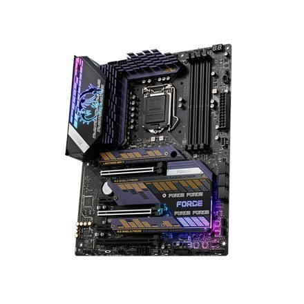 MSI | MPG Z590 GAMING FORCE | Rodzina procesorów Intel | Gniazdo procesora LGA1200 | DDR4 DIMM | Gniazda pamięci 4 | Obsługiwane