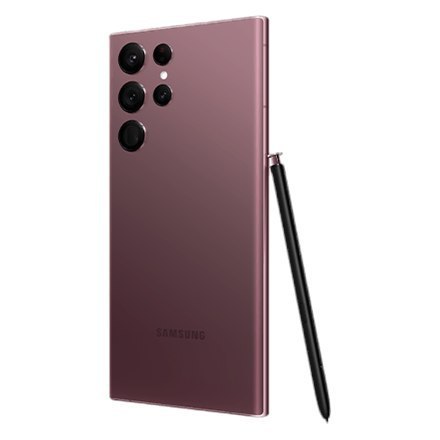 Samsung Galaxy S22 Ultra S908 Burgundy, 6.8 ", Dynamic AMOLED, 1440x3088, Exynos 2200, Internal RAM 12 GB, 512 GB, Dual SIM, 5G,