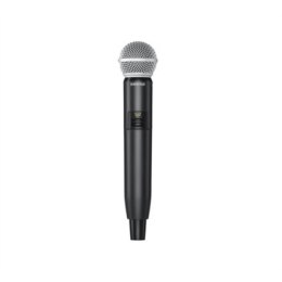 Shure Digital Wireless Vocal System with SM58 Vocal Microphone GLXD24/SM58 Wireless connection, Black