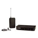 Shure | Bezprzewodowy system prezenterski z mikrofonem CVL Lavalier | BLX14E/CVL | Czarny | W | Połączenie bezprzewodowe