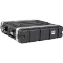 Tripp Lite | 2U ABS Server Rack Equipment Shipping Case | SRCASE2U | Czarny