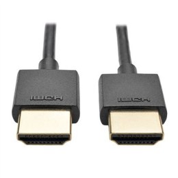 Tripp Lite Slim High-Speed HDMI Cable with Ethernet and Digital Video with Audio P569-003-SLIM Black, HDMI to HDMI, 0.91 m