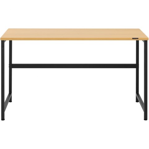 Biurko komputerowe na metalowym stelażu industrialne 120 x 60 cm kolor drewna