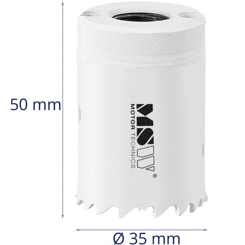 Otwornica bimetalowa wiertło do metalu drewna tworzyw sztucznych śr. 35 mm