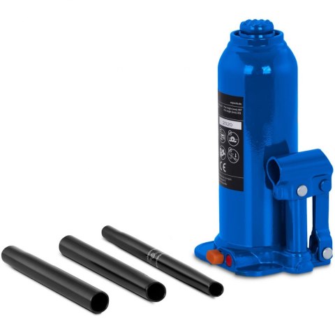 Podnośnik lewarek hydrauliczny słupkowy butelkowy 222 - 447 mm 10 t