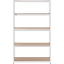 Regał magazynowy metalowy 5 półek 750 kg 120 x 50 x 197 cm szary