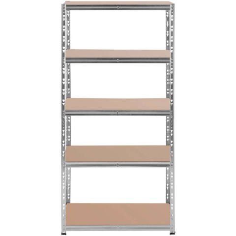Regał magazynowy metalowy 5 półek 875 kg 90 x 60 x 180 cm szary